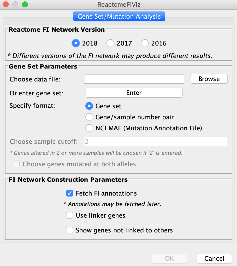 Gene Set/Mutation Analysis